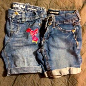 Little girls Jean shorts